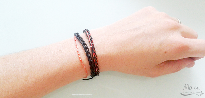 Braccialetti fai da te dal riciclo di auricolari rotti o fili elettrici (TUTORIAL) riciclo fili
