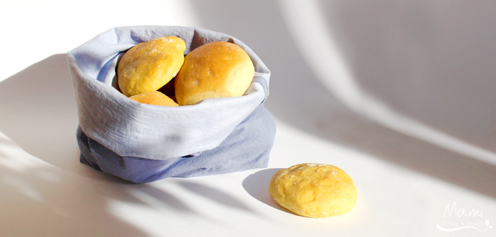 tutorial fai da te cestino porta pane in stoffa
