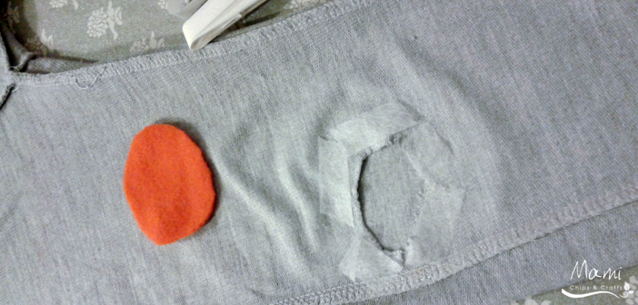 toppa pantaloni riciclo creativo aggiustare pantaloni