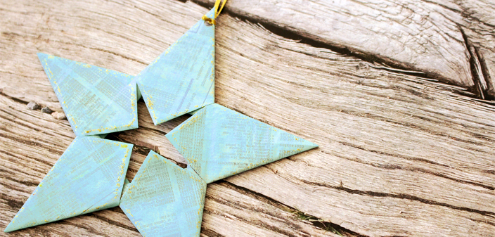 Decorazioni di Natale dal riciclo creativo della carta (TUTORIAL) riciclo creativo