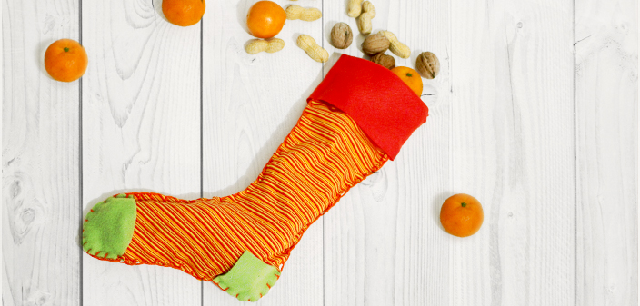Calza della befana fai da te – senza dolci! (TUTORIAL) riciclo creativo