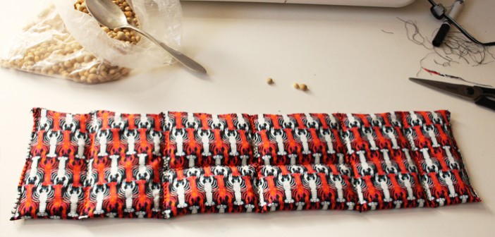 cuscino cervicale riciclo creativo