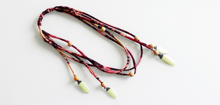 collana fai da te riciclo creativo