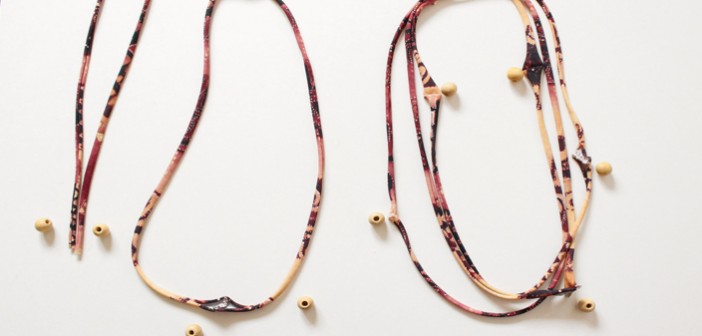 collana fai da te riciclo creativo