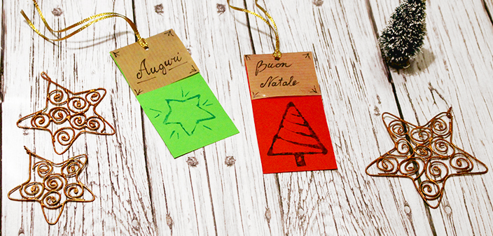 Tutorial Regali Di Natale.Fai Da Te Natale Timbri Per Decorare I Tag Dei Regali